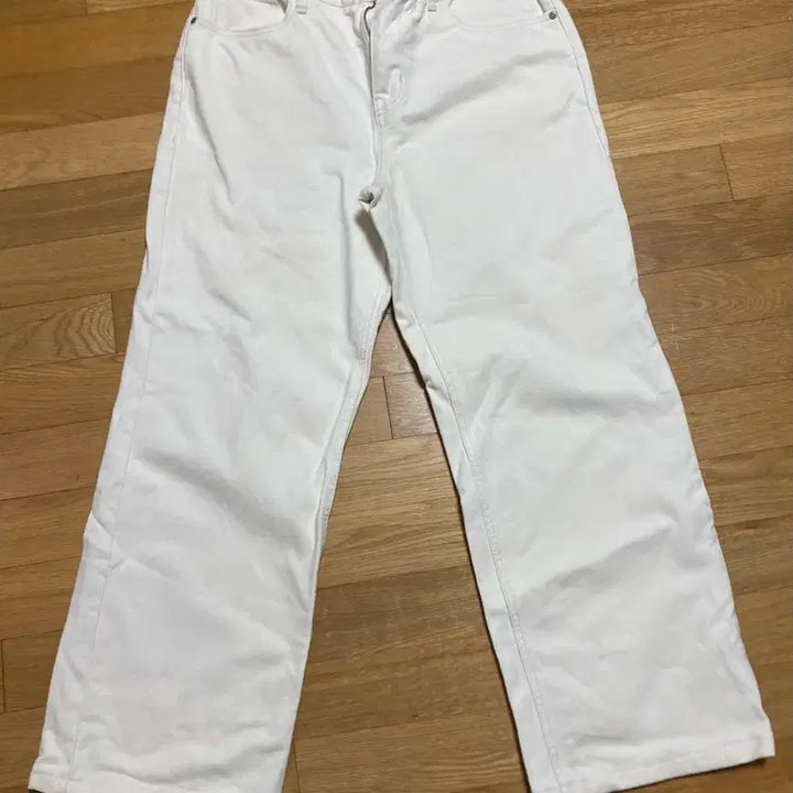 [BUNJANG] Musinsa Standard Big Wide Cream Jeans 32 / 무탠다드 빅 와이드 크림진 32