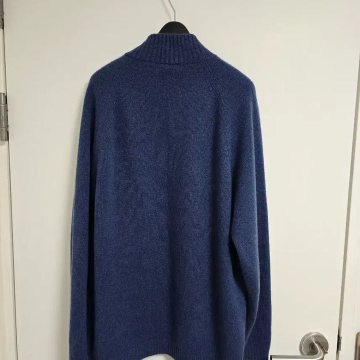 [SOLD OUT] FORTE CASHMERE 캐시미어 100% 블루 집업 자켓 M
