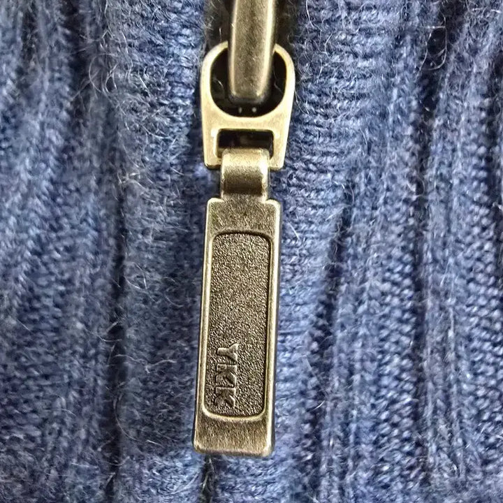 [SOLD OUT] FORTE CASHMERE 캐시미어 100% 블루 집업 자켓 M