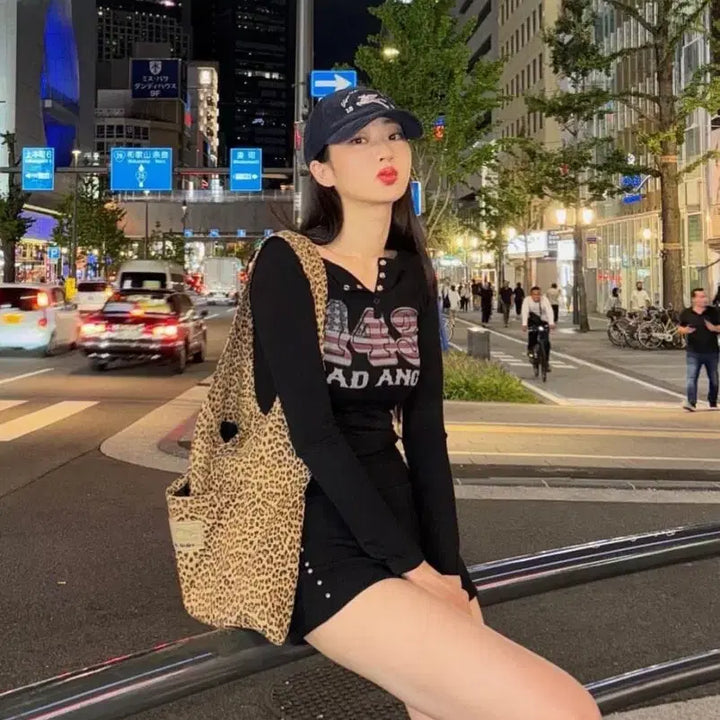 [BUNJANG] Atelier Park Lee Ji Hobo Bag Leopard / 아틀리에파크 이지호보백 새상품