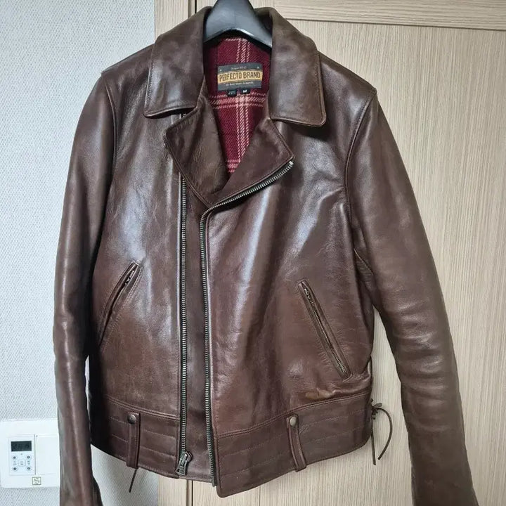 [BUNJANG] Short Natural Chrome Axel Horsehide Leather Jacket / 쇼트 네추럴크롬악셀 말가죽