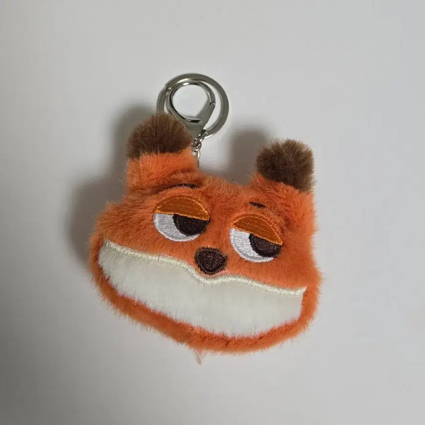 [BUNJANG] Zootopia Nick Wilde Face Doll Keyring / 주토피아 닉 얼굴 인형 키링 정품