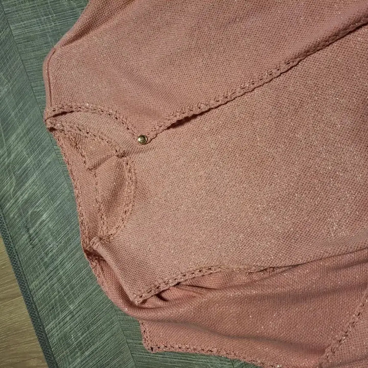 [BUNJANG] Pink Knit Three-Piece Set / 핑크 니트 쓰리피스 세트 셋업