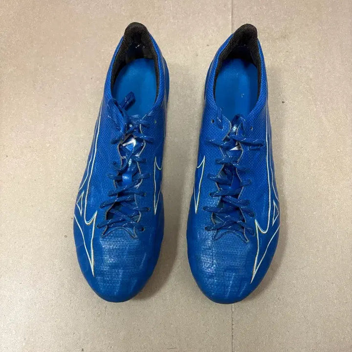 [BUNJANG] Mizuno Alpha JPN MD Blue 275 Size / 미즈노 알파 최상급 JPN MD 블루 275사이즈