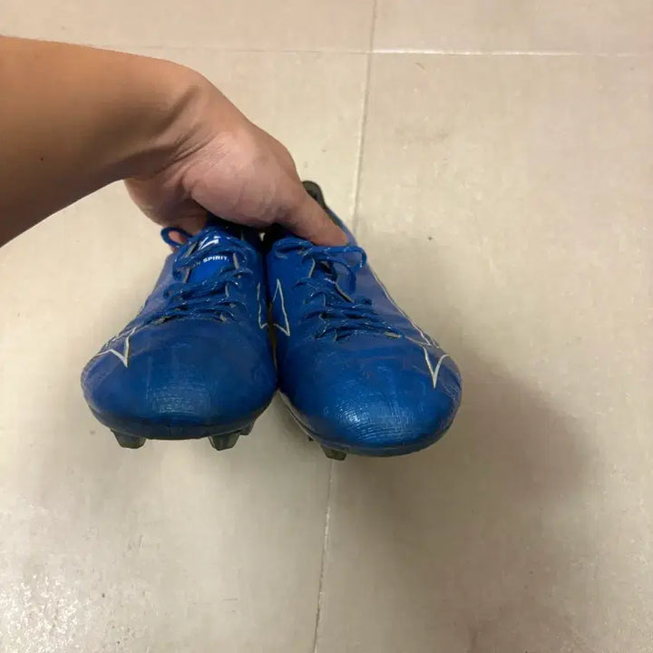 [BUNJANG] Mizuno Alpha JPN MD Blue 275 Size / 미즈노 알파 최상급 JPN MD 블루 275사이즈