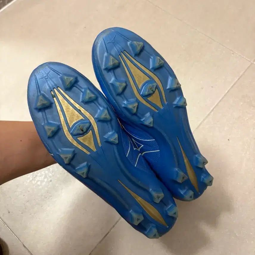 [BUNJANG] Mizuno Alpha JPN MD Blue 275 Size / 미즈노 알파 최상급 JPN MD 블루 275사이즈