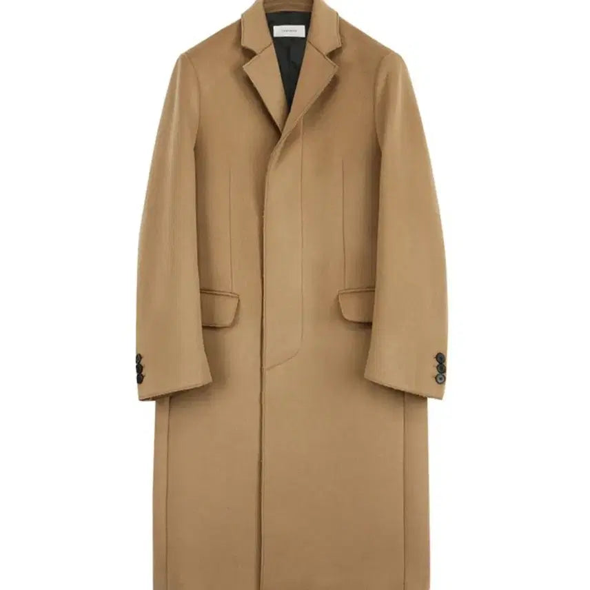 [BUNJANG] Toniq Crewdo Cashmere Cutting Coat - Size L / 토니웩 크루도 캐시미어 커팅 코트 L사이즈 팝니다