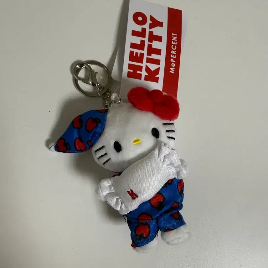 [BUNJANG] Hello Kitty Pajama Kitty Keyring / 정품/새상품 파자마 키티 키링 미퍼센트 콜라보 헬로잠옷키티