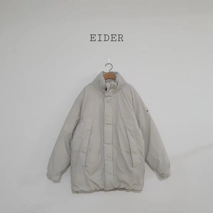 [BUNJANG] Aider Light Down Padded Jacket - Light Gray - Size L / 세일)No.26013108 아이더 라이트다운 패딩 점퍼 라이트그레이