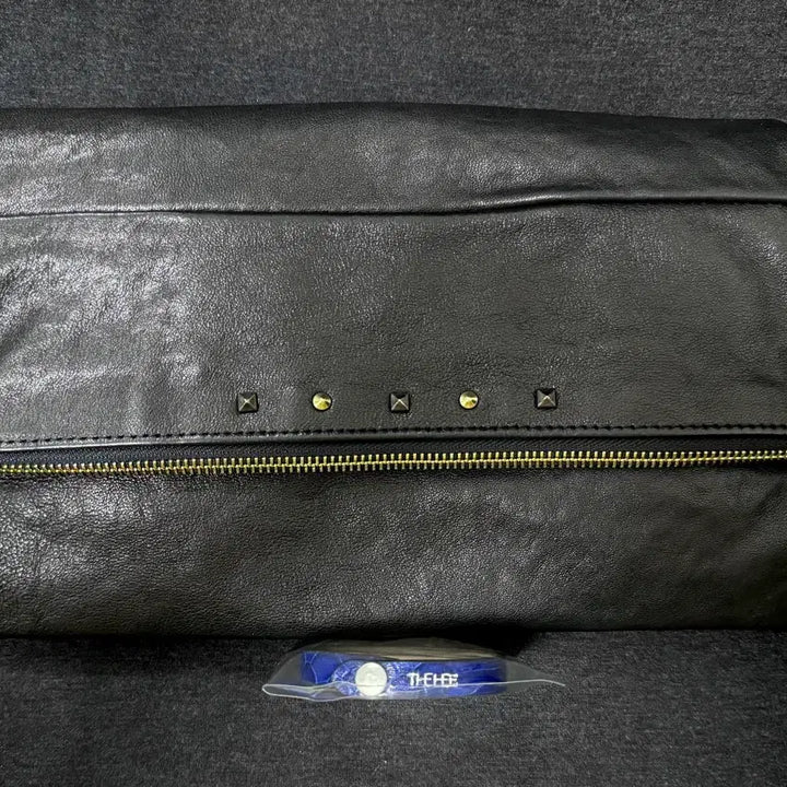 [BUNJANG] thehee Natural Lambskin Leather Clutch / 더히 천연양가죽 클러치 블랙