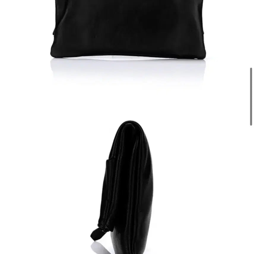 [BUNJANG] thehee Natural Lambskin Leather Clutch / 더히 천연양가죽 클러치 블랙