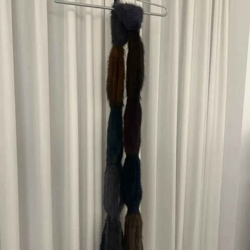 [BUNJANG] Mink Scarf / 컬러 밍크 목도리