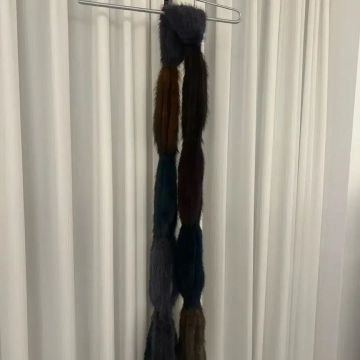 [BUNJANG] Mink Scarf / 컬러 밍크 목도리