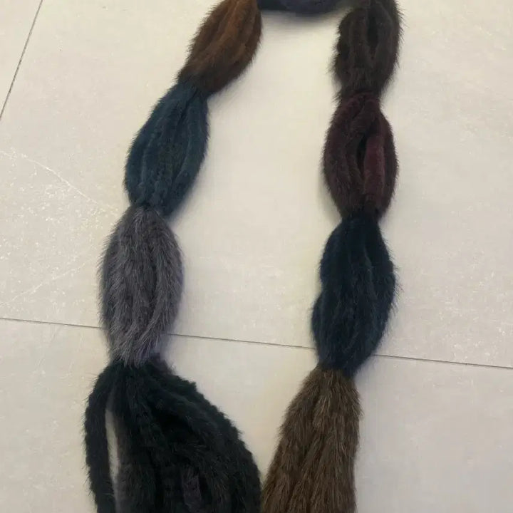 [BUNJANG] Mink Scarf / 컬러 밍크 목도리