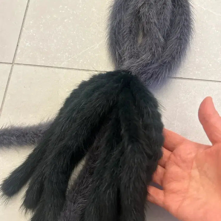 [BUNJANG] Mink Scarf / 컬러 밍크 목도리