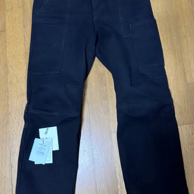 [BUNJANG] Solid Homme Black Carpenter Denim / 솔리드옴므 흑청 블랙 카펜터 데님