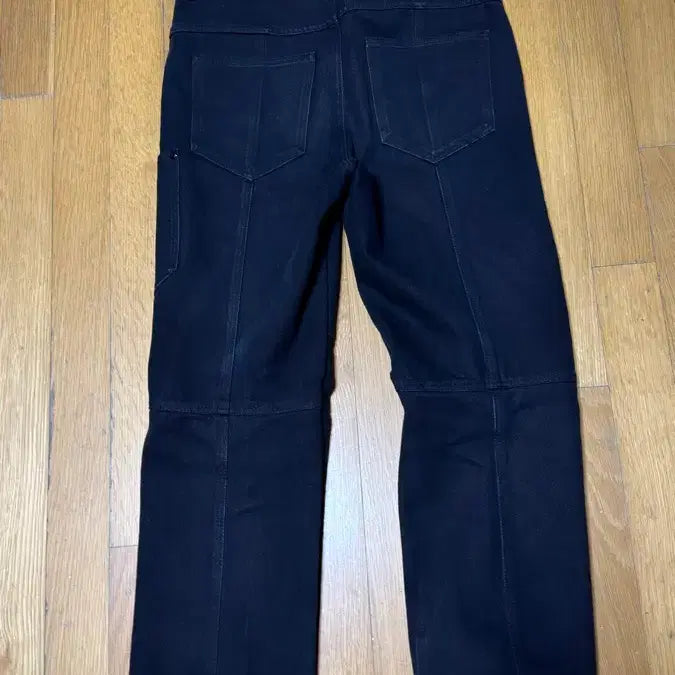 [BUNJANG] Solid Homme Black Carpenter Denim / 솔리드옴므 흑청 블랙 카펜터 데님