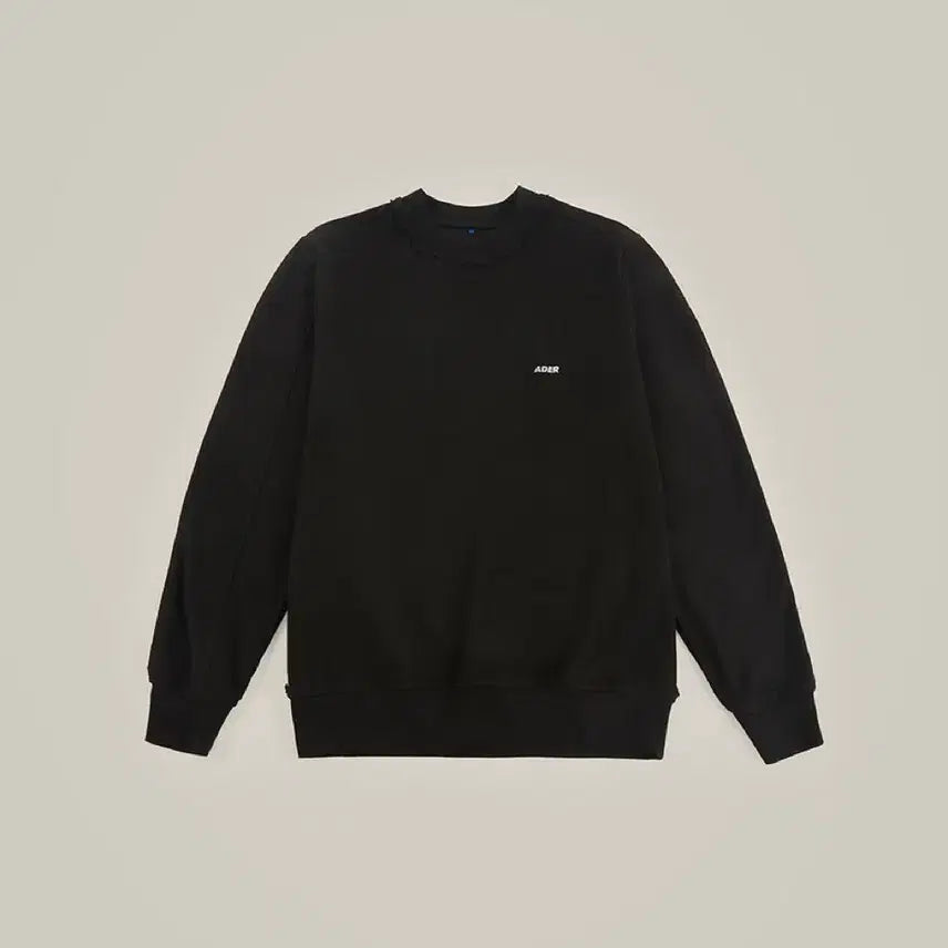 [BUNJANG] ADER Error Crumple Sweatshirt Black / [새상품] 아더에러 크럼플 스웨트셔츠 맨투맨 블랙