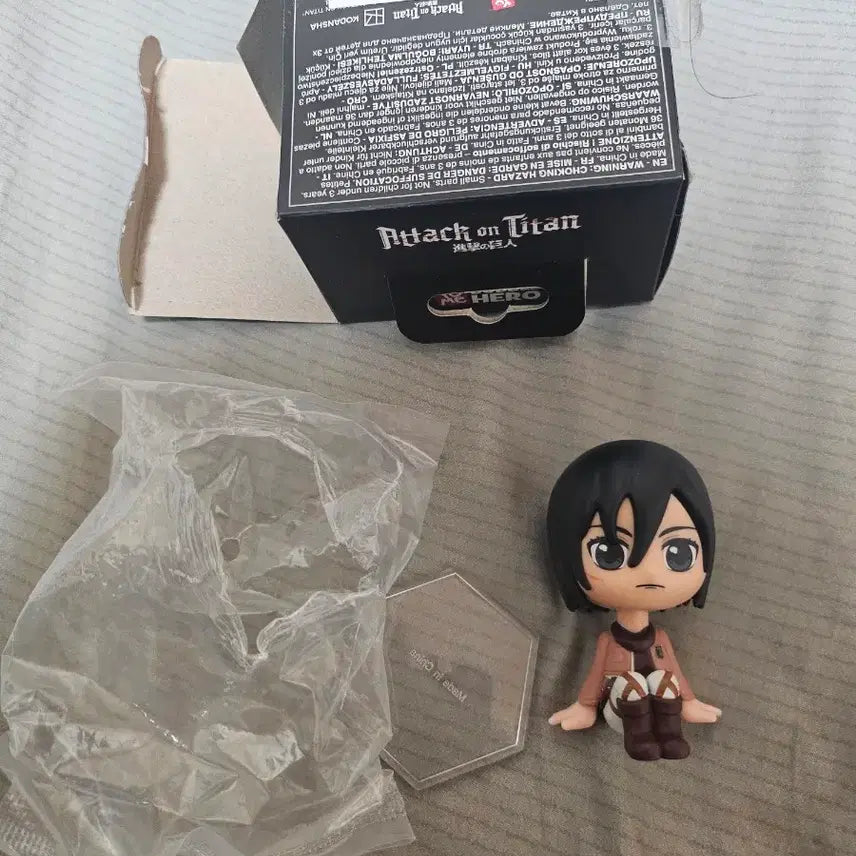 [BUNJANG] Attack on Titan Mikasa Blind Pack / 진격의 거인 버블히어로 블라인드팩 미카사 개봉 판매