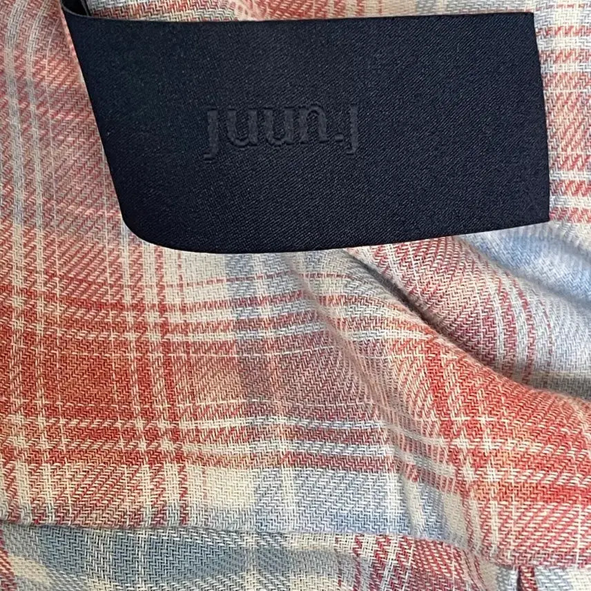 [BUNJANG] Juun.J Checkered Shirt 25FW / 준지 체크 셔츠 25FW