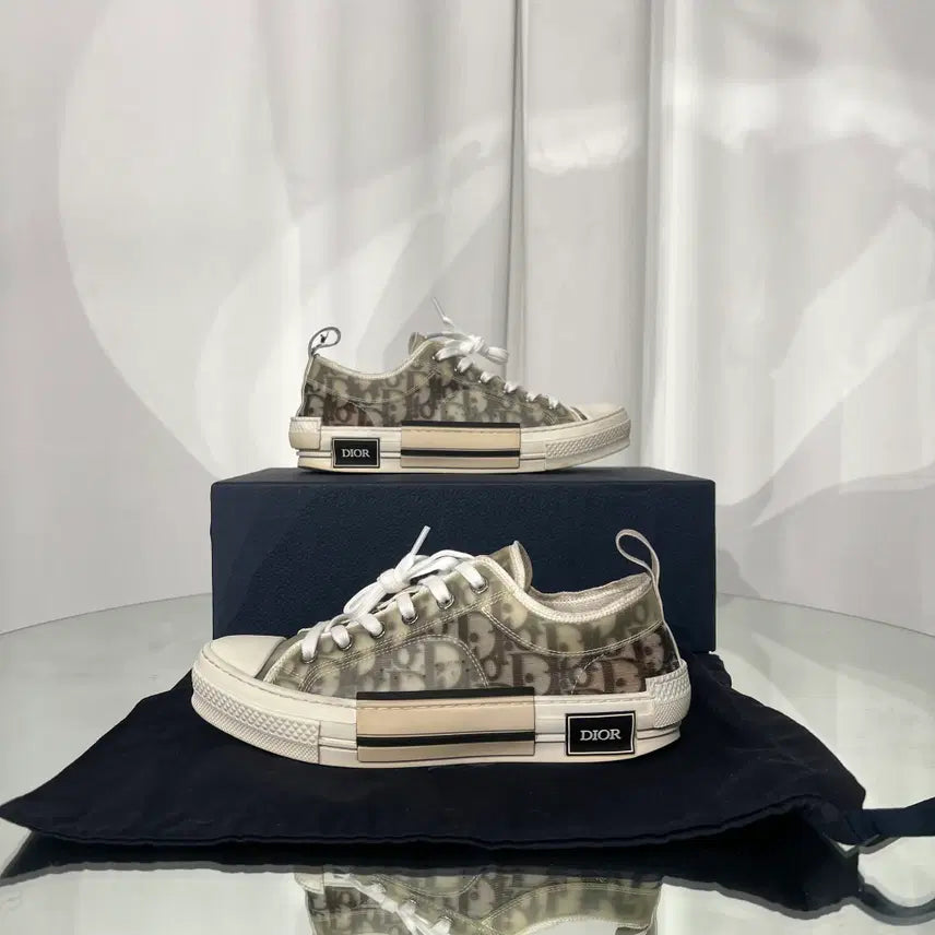 [BUNJANG] Dior Oblique B23 Sneakers / 디올 오블리크 B23 스니커즈