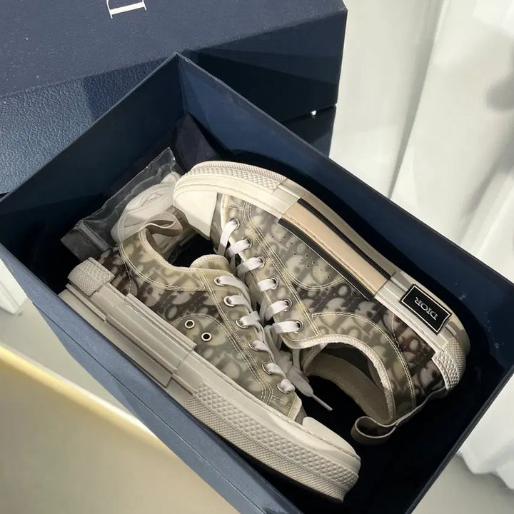 [BUNJANG] Dior Oblique B23 Sneakers / 디올 오블리크 B23 스니커즈