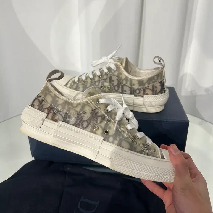 [BUNJANG] Dior Oblique B23 Sneakers / 디올 오블리크 B23 스니커즈