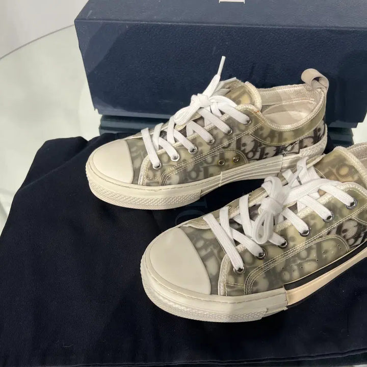 [BUNJANG] Dior Oblique B23 Sneakers / 디올 오블리크 B23 스니커즈