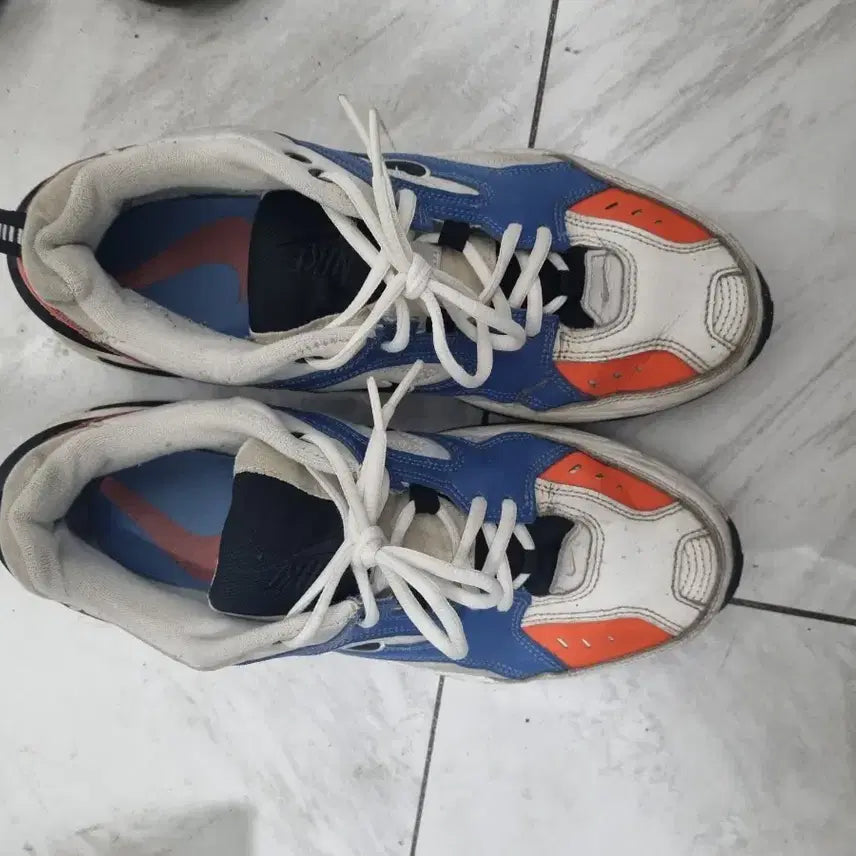 [BUNJANG] Nike M2K Tekno White/Blue Sneakers / 나이키 m2k 흰파주280