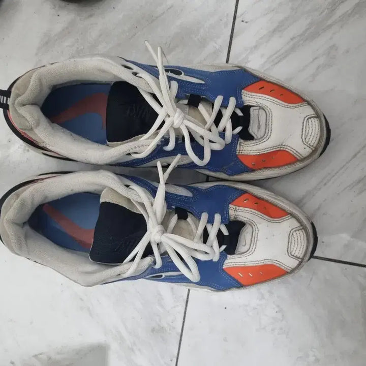 [BUNJANG] Nike M2K Tekno White/Blue Sneakers / 나이키 m2k 흰파주280
