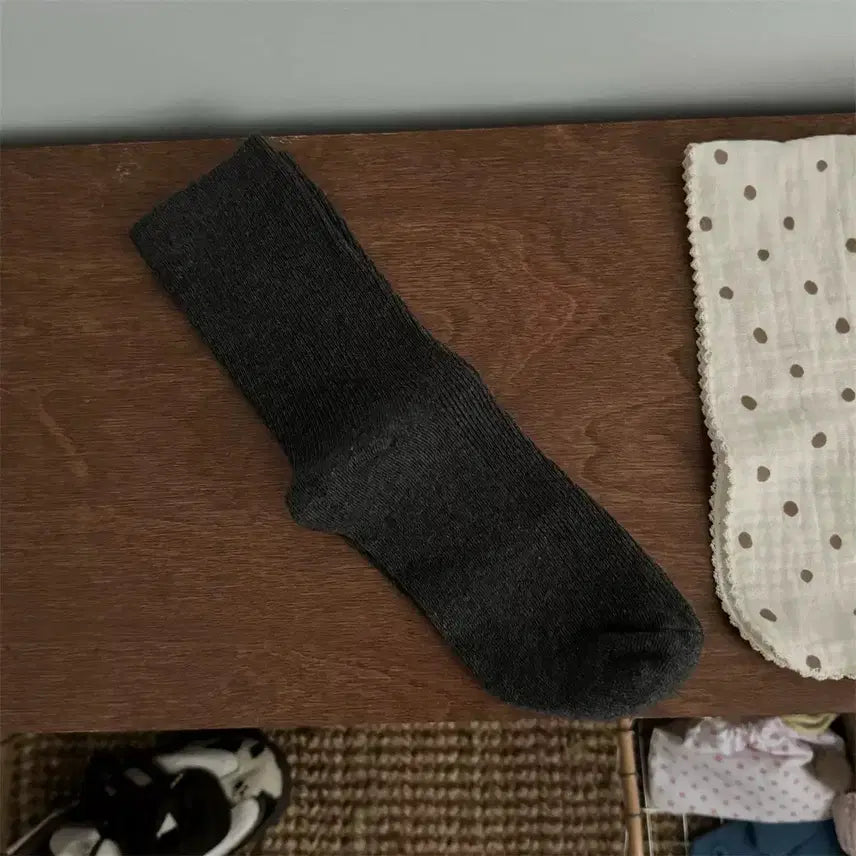 [BUNJANG] Women's Ribbed Socks Set / 여성 골지 양말 6켤레 세트