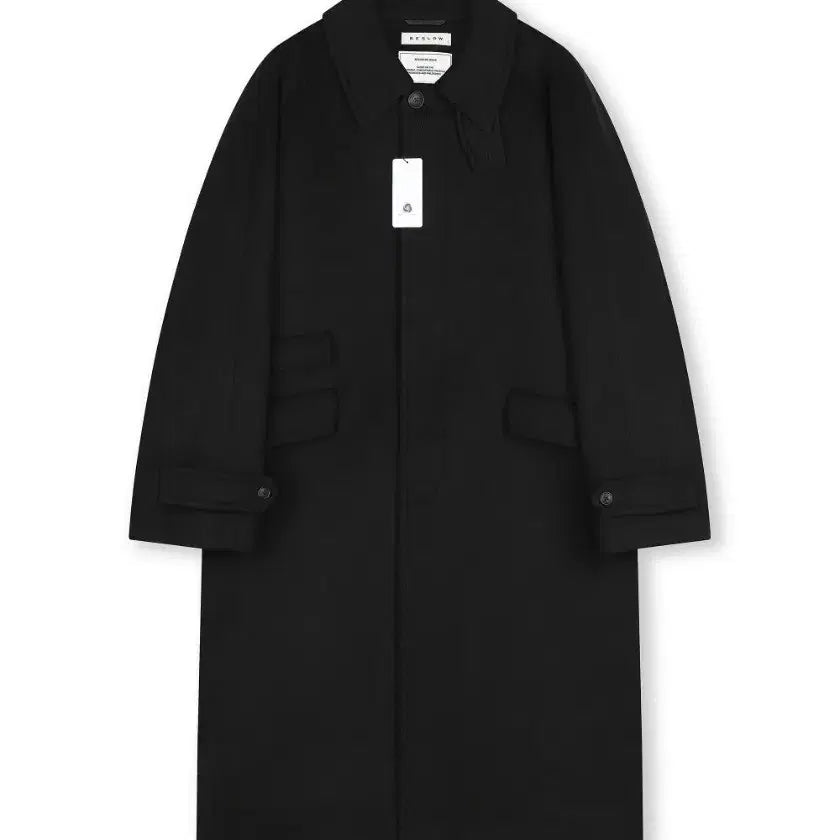 [BUNJANG] S) Balmacan Coat Navy / L) 비슬로우 발마칸 코트 블랙