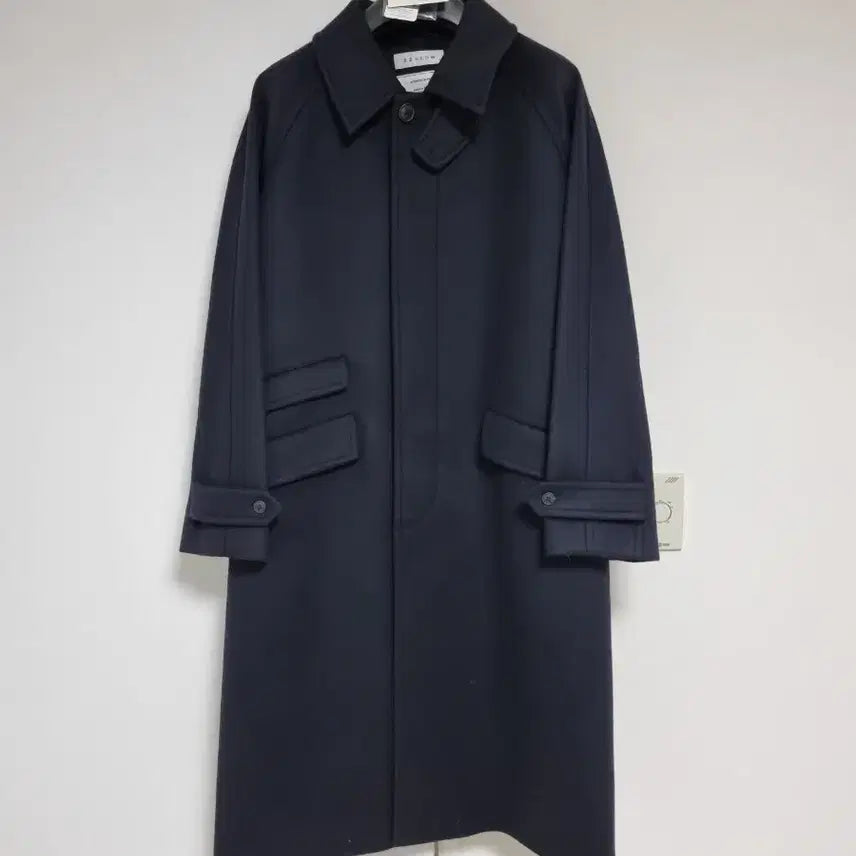 [BUNJANG] S) Balmacan Coat Navy / L) 비슬로우 발마칸 코트 블랙