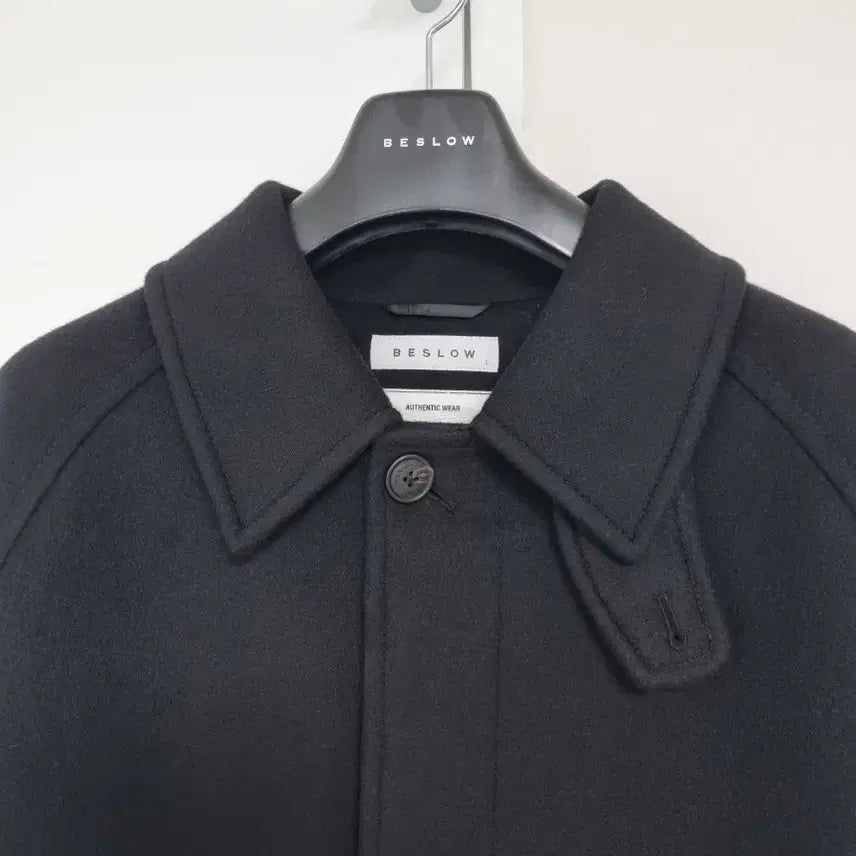 [BUNJANG] S) Balmacan Coat Navy / L) 비슬로우 발마칸 코트 블랙