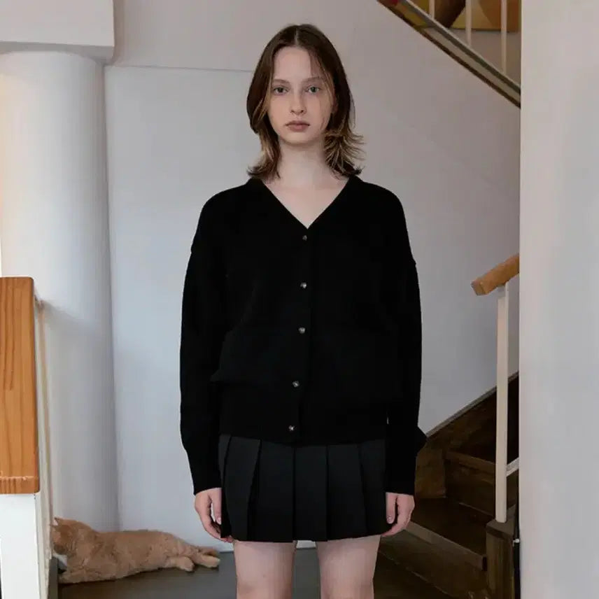 [BUNJANG] Sienne Pleated Skirt Black New / 시눈 플리츠스커트 블랙 새상품