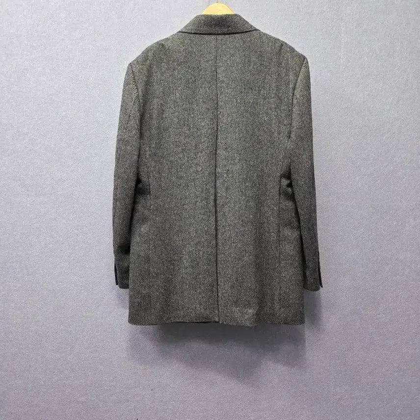 [BUNJANG] Hans Style Herringbone Wool Single Jacket / 한스스타일  헤링본 백슬릿 울 싱글 재킷