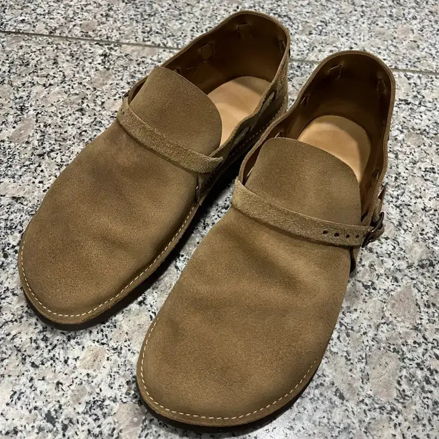 [SOLD OUT] 오로라슈즈 미들잉글리쉬 러프아웃 스웨이드 8.5d 265
