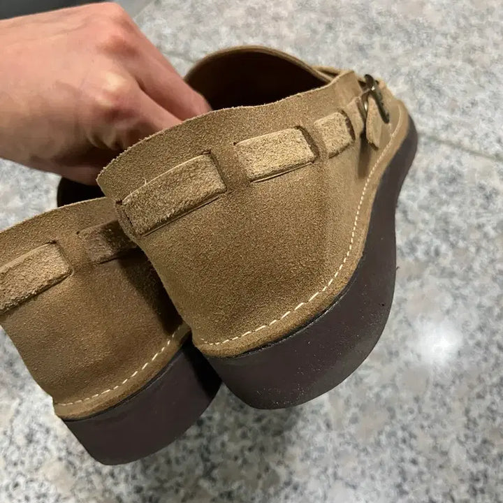 [SOLD OUT] 오로라슈즈 미들잉글리쉬 러프아웃 스웨이드 8.5d 265