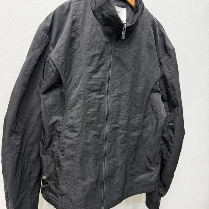 [BUNJANG] No.Manual 25SS Black Oversized Windbreaker Jacket / 정품) 노매뉴얼 25ss 블랙 오버핏 바람막이 자켓 100