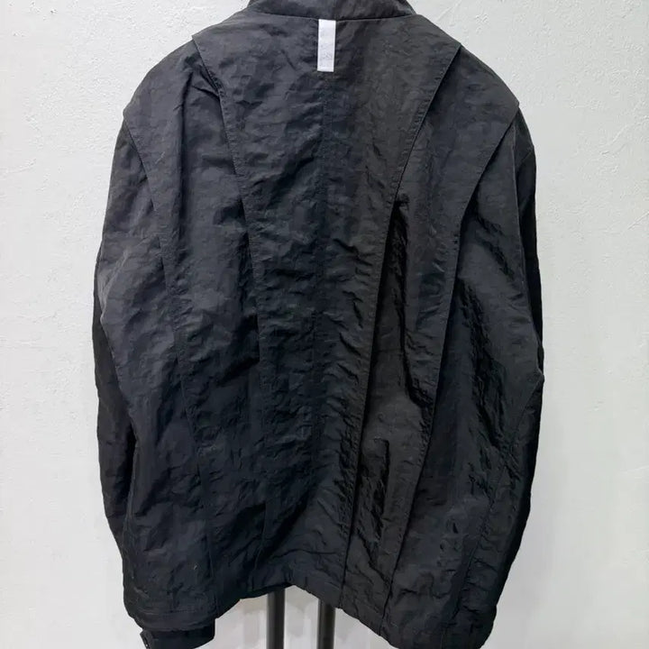 [BUNJANG] No.Manual 25SS Black Oversized Windbreaker Jacket / 정품) 노매뉴얼 25ss 블랙 오버핏 바람막이 자켓 100