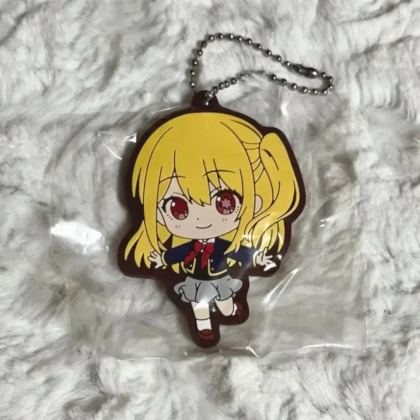 [BUNJANG] Oshi no Ko Ruby Rubber Strap Keyring / 최애의아이 루비 러버스트랩 키링 가챠 새상품 판매