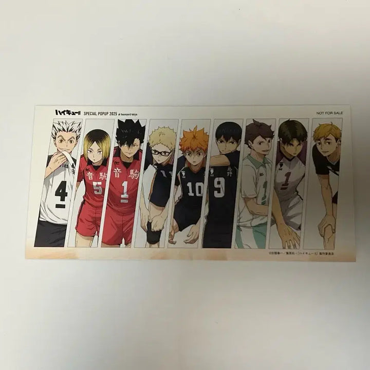 [BUNJANG] Baseyard Haikyu POB Ticket / 베이스야드 하이큐 특전 티켓