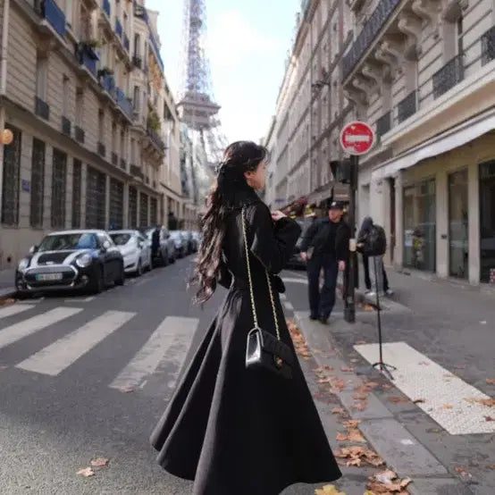 [BUNJANG] Mayyun 25 Handmade Flare Coat - Black / (새상품)최저가 메이윤 25년 제작 코트 블랙