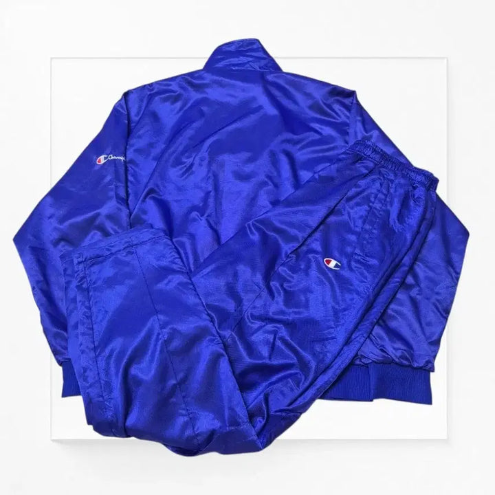 [BUNJANG] Champion 90s Nylon Silky Set-up / [우주매물@] 챔피온 90s 나일론 실키 셋업