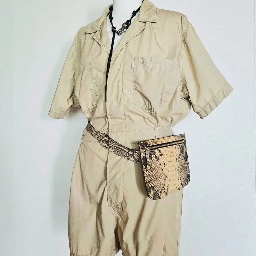 [BUNJANG] InstantFunk Real Leather Belt Bag & Chain Bag / 인스턴트펑크  리얼 가죽 벨트백 & 체인백