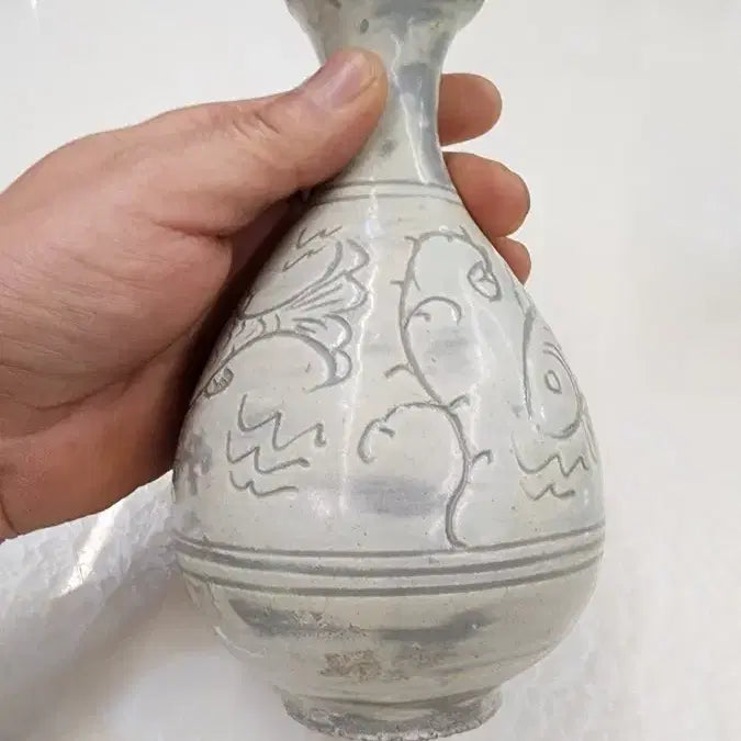 [BUNJANG] Celadon Fish Pattern Porcelain / 어문 분청사기