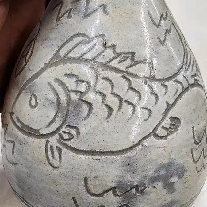 [BUNJANG] Celadon Fish Pattern Porcelain / 어문 분청사기