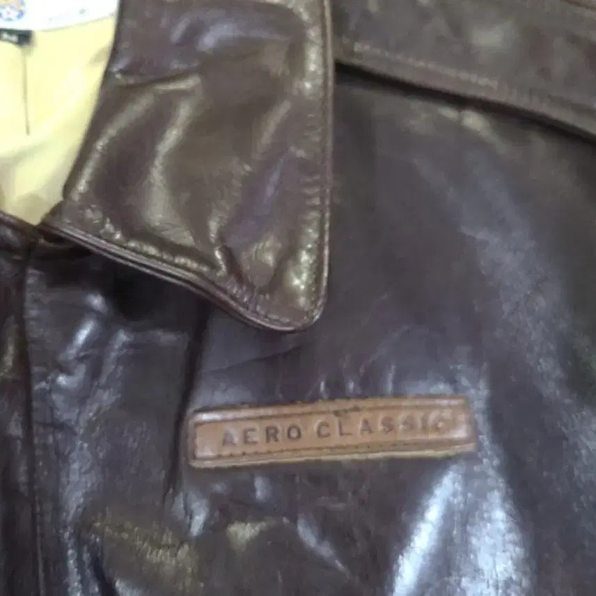 [BUNJANG] Vintage Real Leather A-2 Jacket / 빈티지 리얼레더 A-2 자켓