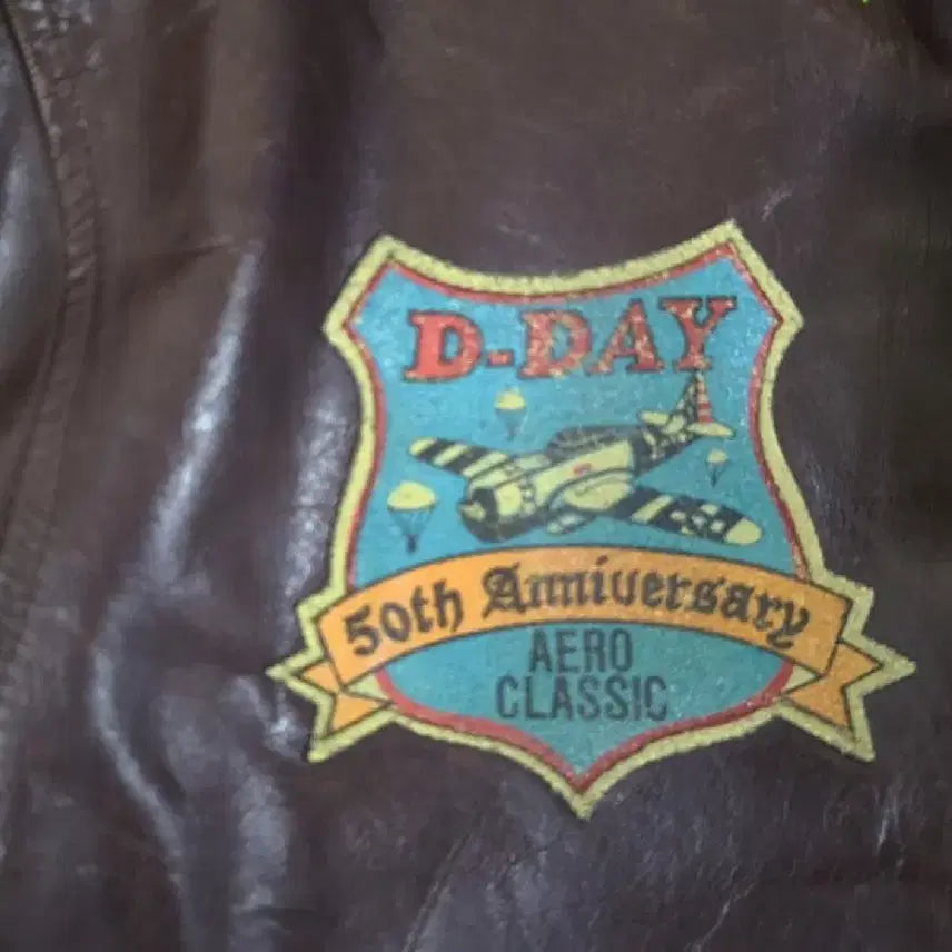 [BUNJANG] Vintage Real Leather A-2 Jacket / 빈티지 리얼레더 A-2 자켓