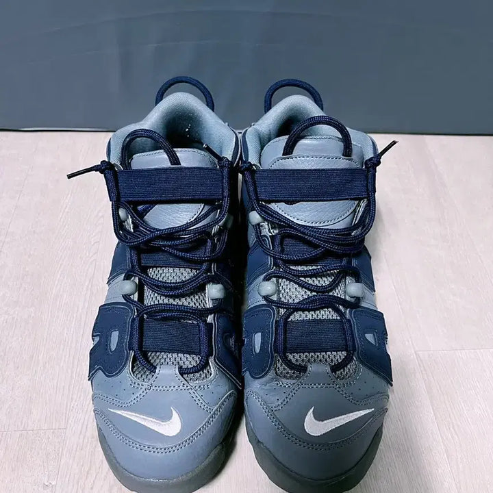 [BUNJANG] Nike Air Uptempo Navy Grey Sneakers / (정품 나코탭 중고) 귀한 모델 업템포 네이비 그레이 (280사이즈)
